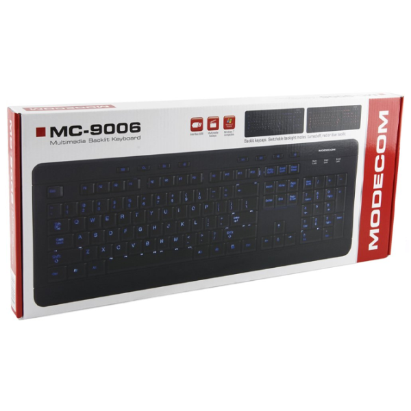 Клавиатура Modecom MC-9006 Проводная/ Черный photo 6