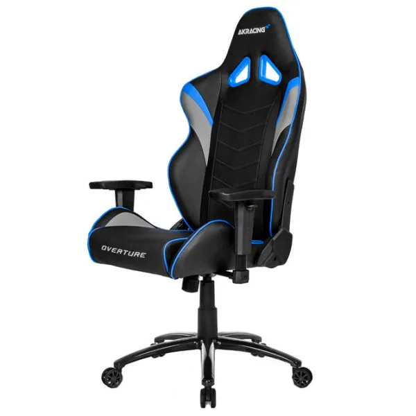 Игровое кресло AKRACING Overture Черный Синий photo 2