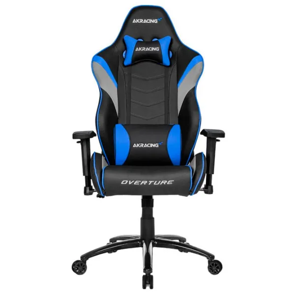 Игровое кресло AKRACING Overture Черный Синий photo 4