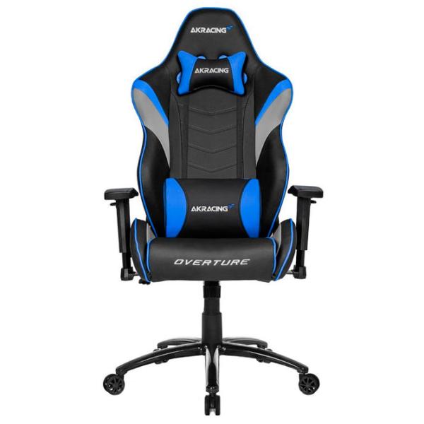 Игровое кресло AKRACING Overture Черный Синий photo 4