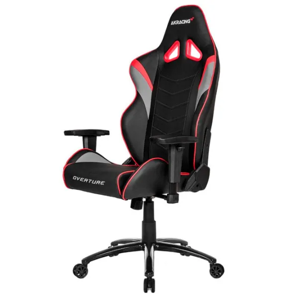 Игровое кресло AKRACING Overture Черный Красный photo 2