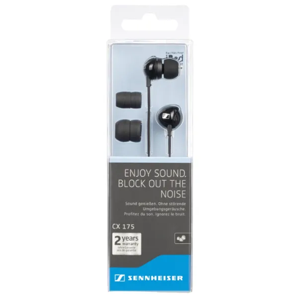 Наушники Sennheiser CX 175 Черный Проводная/ Персональный photo 4 Наушники Sennheiser CX 175 Черный Проводная/ Персональный photo 4