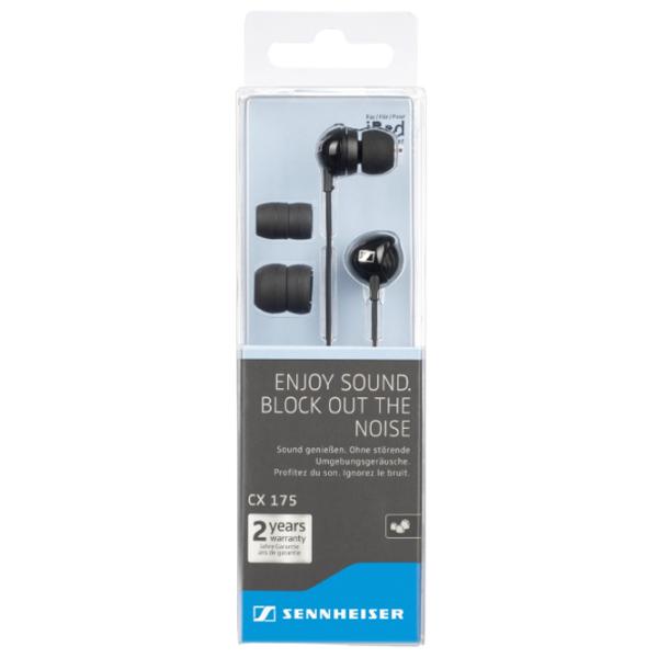 Наушники Sennheiser CX 175 Черный Проводная/ Персональный photo 4 Наушники Sennheiser CX 175 Черный Проводная/ Персональный photo 4