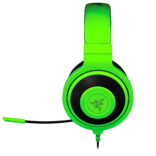 Căști Razer Kraken 7.1 Black Green Cu fir/ Gaming photo 4