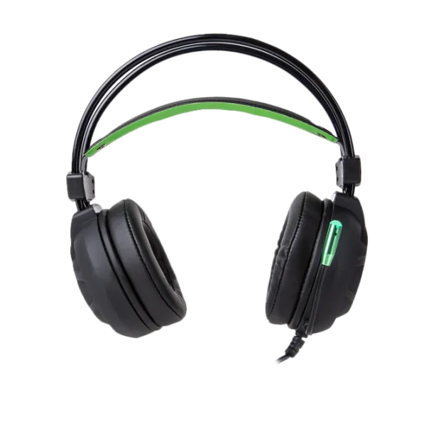 Căști Marvo HG9012 Black Green Cu fir/ Gaming photo 2