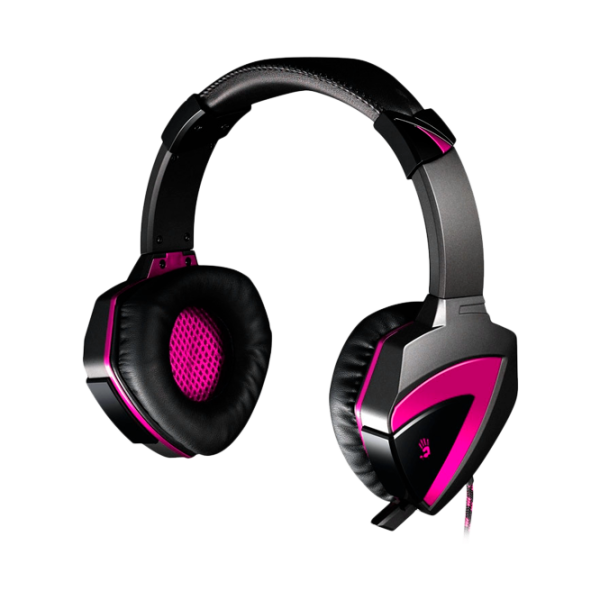 Căști A4Tech Bloody A4-G501 Radar 360 Pink Cu fir/ Gaming photo 2