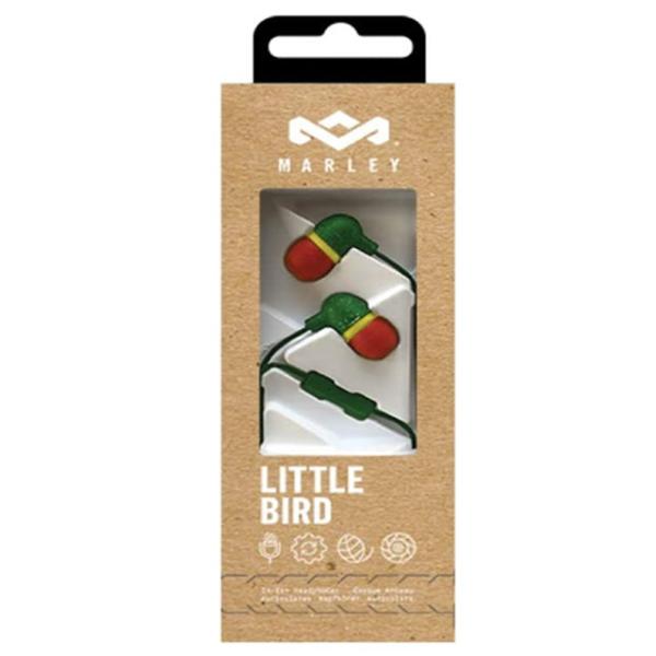 Наушники Marley Little Bird Rasta Зелёный Проводная/ Персональный photo 4 Наушники Marley Little Bird Rasta Зелёный Проводная/ Персональный photo 4