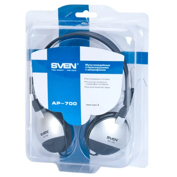 Наушники Sven AP 700 Metal Черный Проводная/ Персональный photo 6 Наушники Sven AP 700 Metal Черный Проводная/ Персональный photo 6