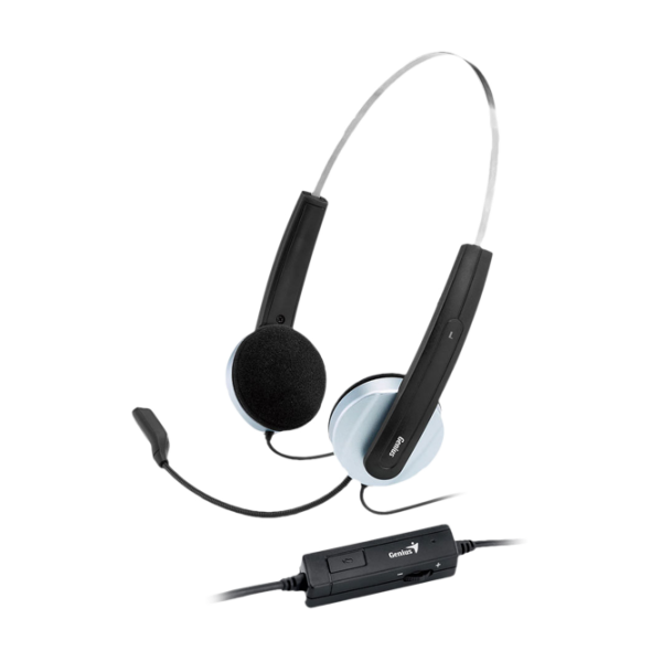 Наушники Genius HS-210U Белый Черный Проводная/ Персональный photo 2