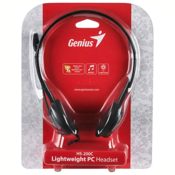 Наушники Genius HS-200C Черный Проводная/ Персональный photo 6