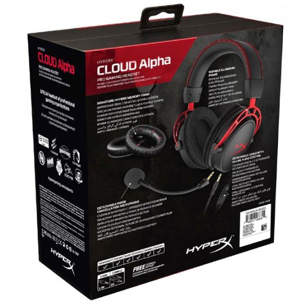 Наушники HyperX Cloud Alpha Красный Проводная/ Игровой photo 5