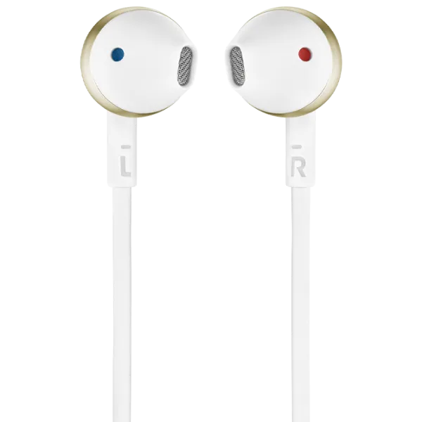 Наушники JBL T205 Золотой Белый Проводная/ Персональный photo 2