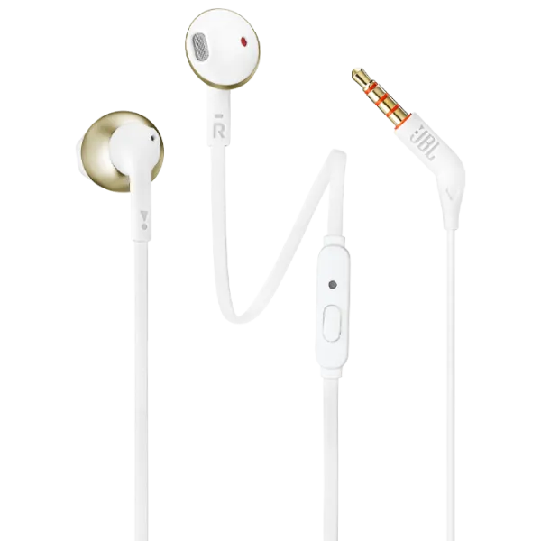 Наушники JBL T205 Золотой Белый Проводная/ Персональный photo 3