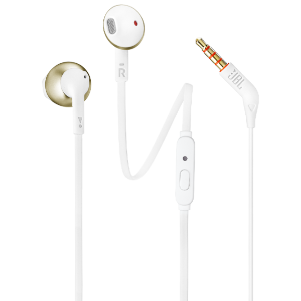 Наушники JBL T205 Золотой Белый Проводная/ Персональный photo 3