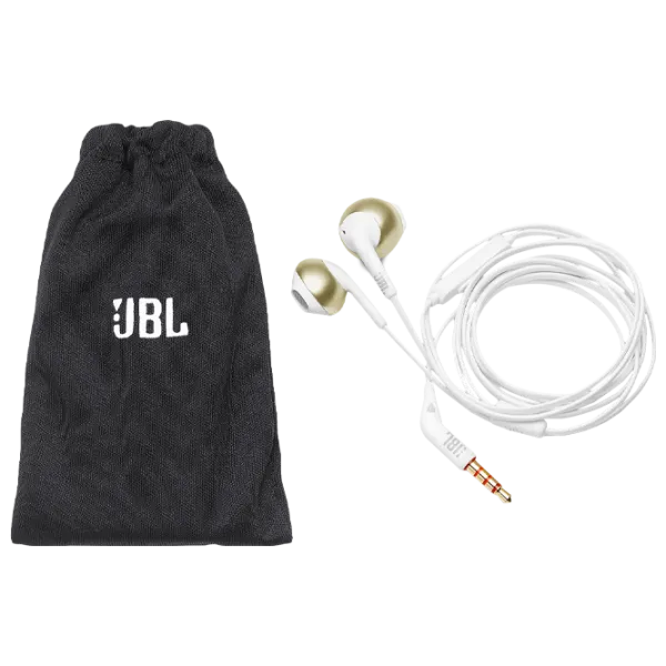 Наушники JBL T205 Золотой Белый Проводная/ Персональный photo 5
