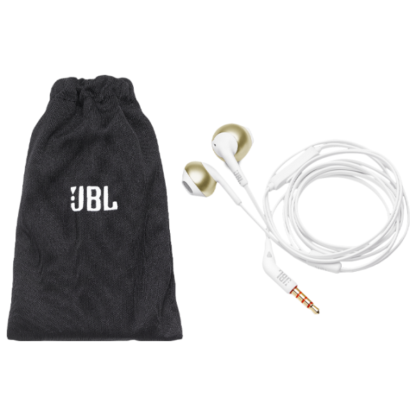 Наушники JBL T205 Золотой Белый Проводная/ Персональный photo 5
