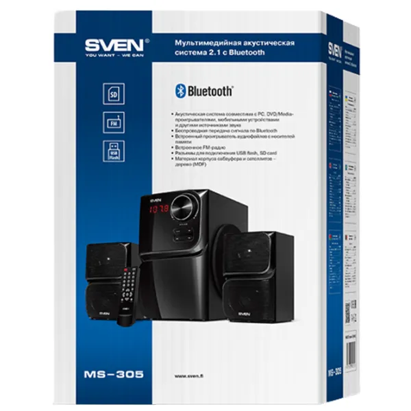 Sistem audio Sven MS-305 40 W/ Black photo 8
