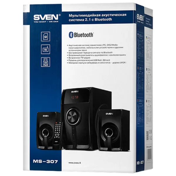 Sistem audio Sven MS-307 40 W/ Black photo 9