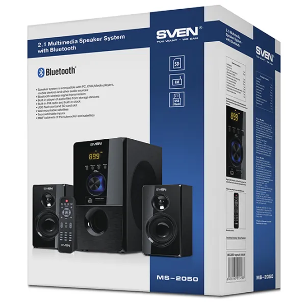 Аудиосистема Sven MS-2050 55 Вт/ Черный photo 9