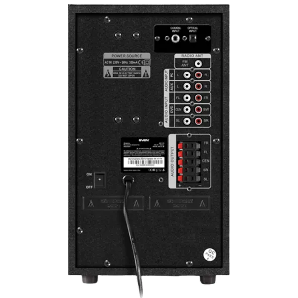 Sistem audio Sven HT-210 125 W/ Black photo 5