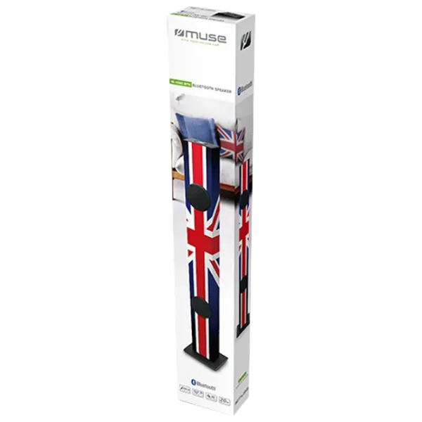 Soundbar Muse Tower 1080 Great Britain 2.0 / Multicolor photo 3