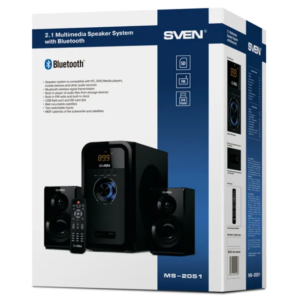 Sistem audio Sven MS-2051 55 W/ Black photo 9