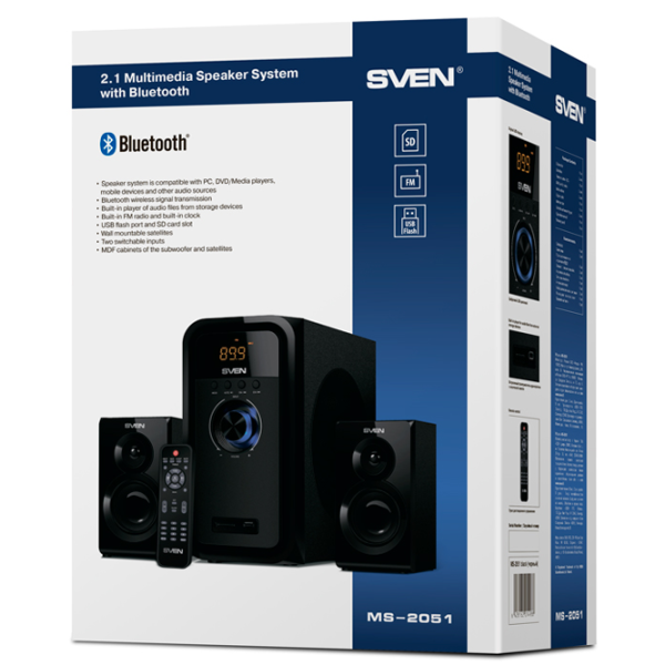 Sistem audio Sven MS-2051 55 W/ Black photo 9