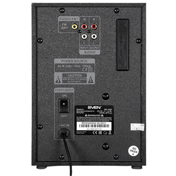 Sistem audio Sven MS-1820 40 W/ Black photo 5