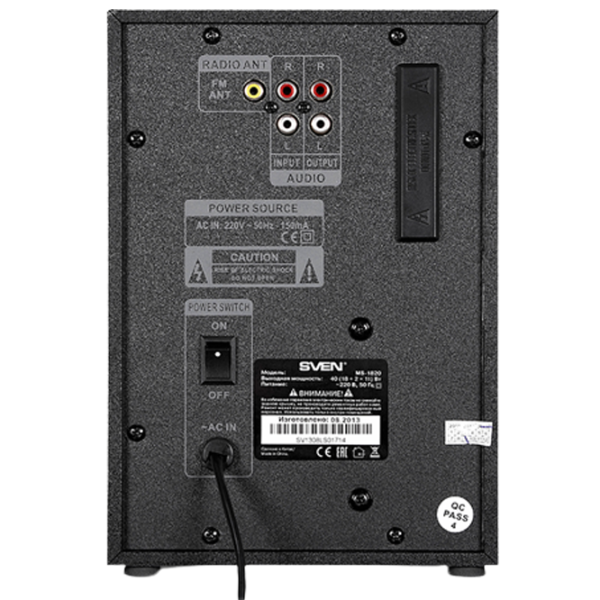 Sistem audio Sven MS-1820 40 W/ Black photo 5