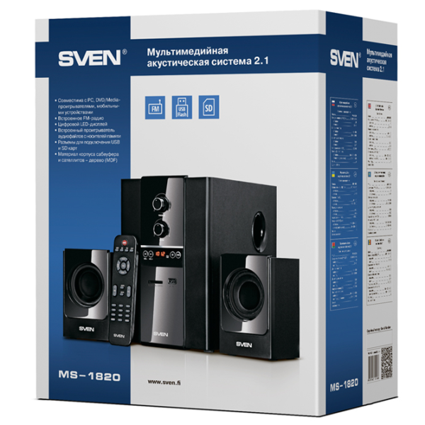 Sistem audio Sven MS-1820 40 W/ Black photo 8