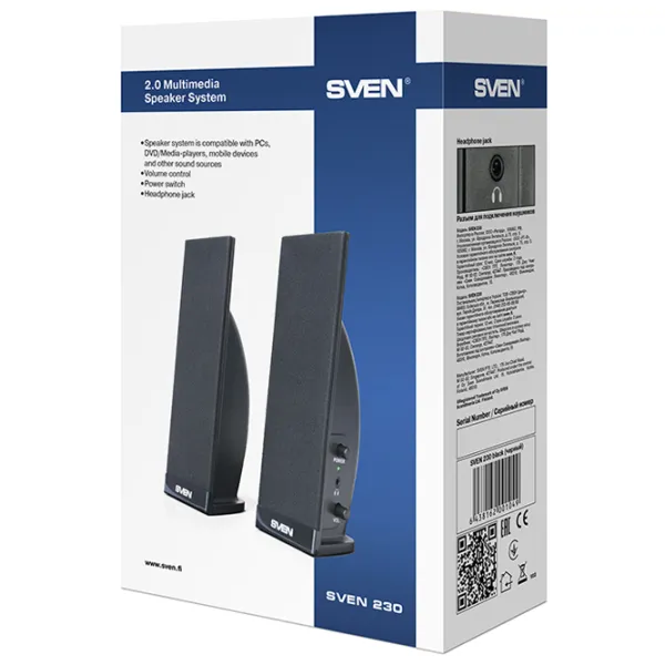 Sistem audio Sven 230 4 W/ Black photo 7