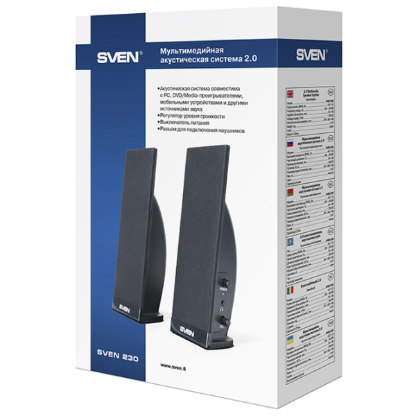 Sistem audio Sven 230 4 W/ Black photo 8
