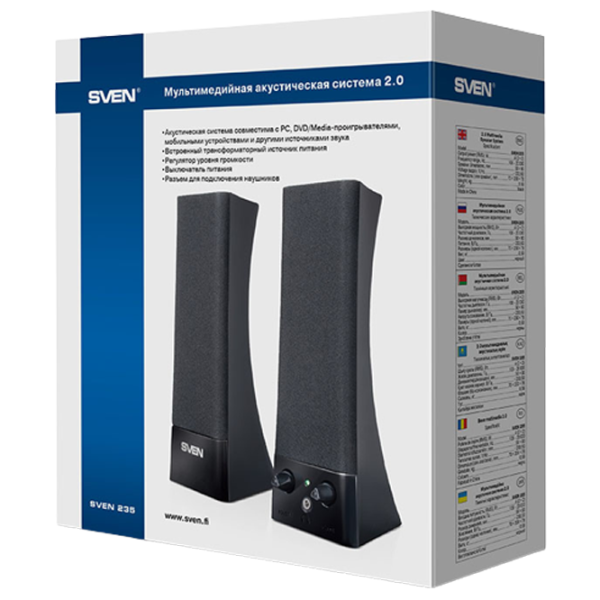 Sistem audio Sven 235 4 W/ Black photo 4