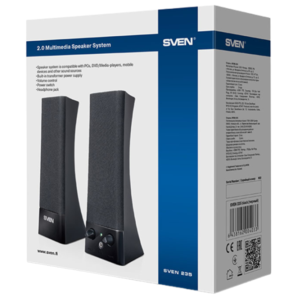Sistem audio Sven 235 4 W/ Black photo 5