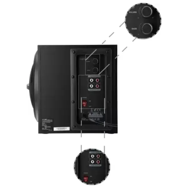 Sistem audio F&D A110 35 W/ Black photo 7