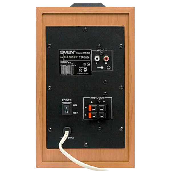 Sistem audio Sven SPS-820 38 W/ Brown photo 3