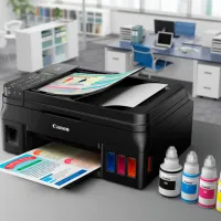 Dispozitiv multifuncțional Canon PixmaG4400 Thermal-sublimation/ Color photo 5