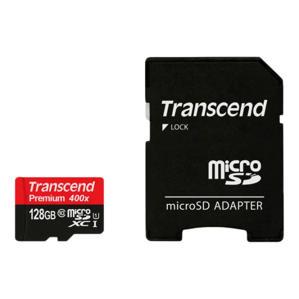 Карта памяти Transcend 128 ГБ MicroSD Card/ UHS-I (400X) photo 2