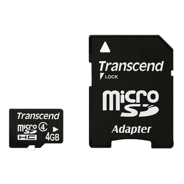 Карта MicroSD Transcend 14736-004 4 ГБ MicroSD/ Class 4 photo 3