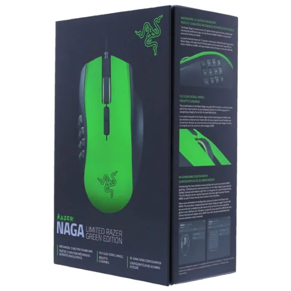 Mouse Razer Naga Limited Green Edition USB/ Black photo 6