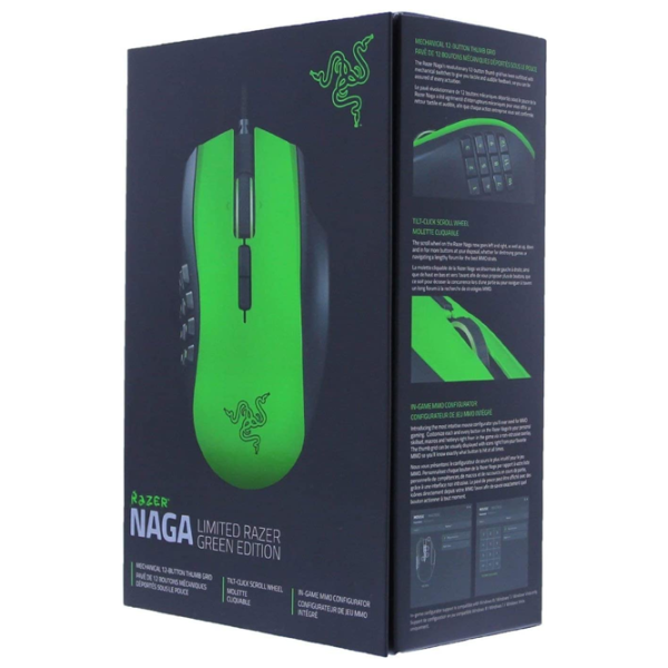 Mouse Razer Naga Limited Green Edition USB/ Black photo 6
