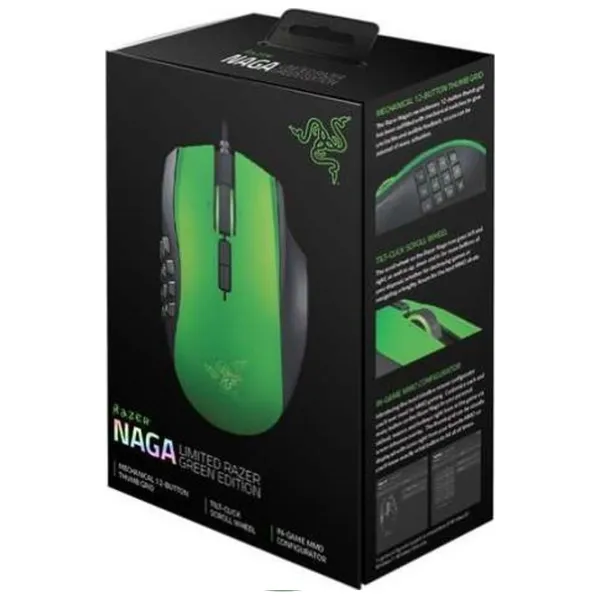 Mouse Razer Naga Limited Green Edition USB/ Green photo 6