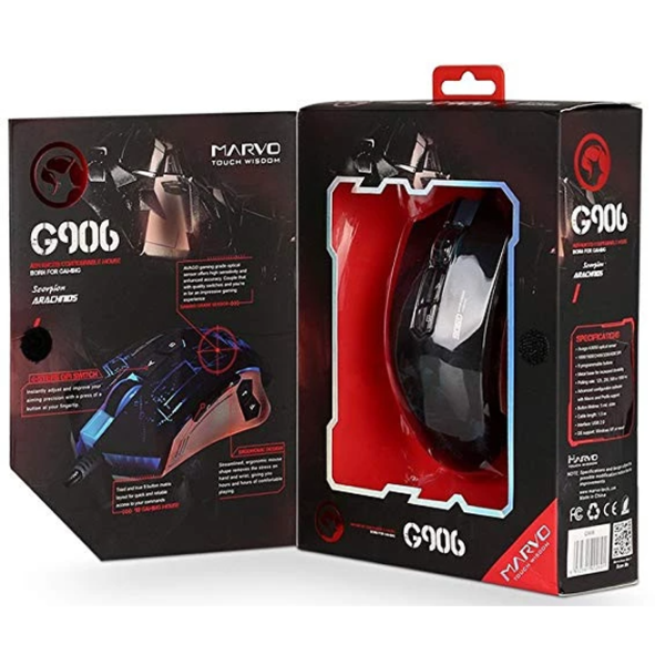 Mouse Marvo G906 USB/ Black photo 5