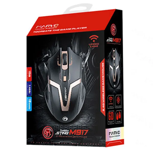 Mouse Marvo M917 USB/ Black photo 4