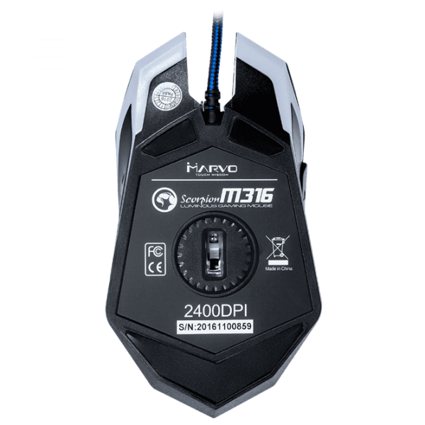 Mouse Marvo M316 USB/ Black photo 5