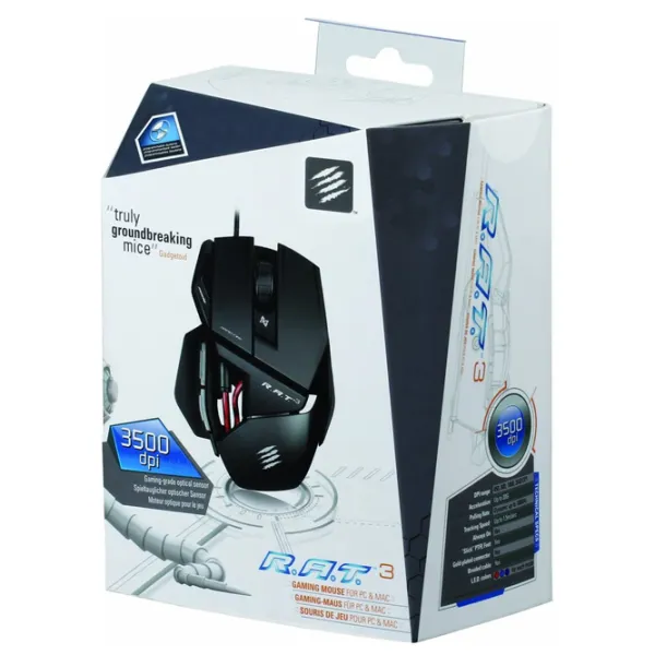 Mouse Mad Catz RAT 3 USB/ Black photo 4