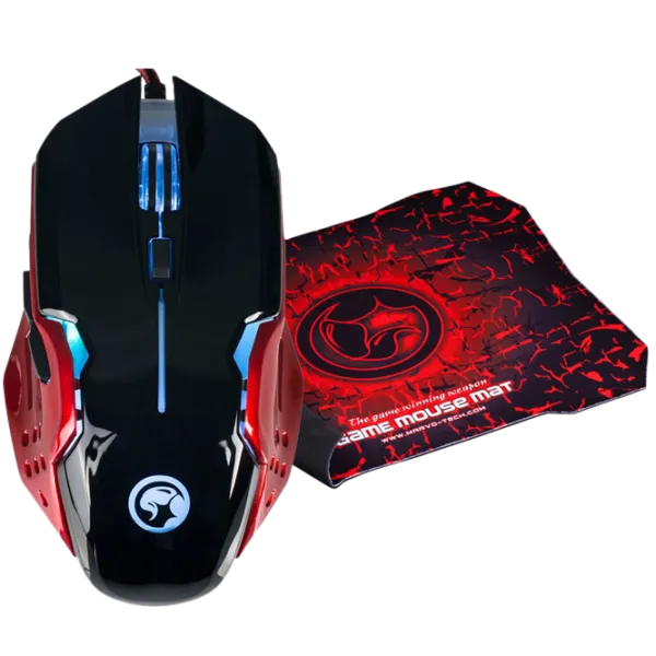 Mouse Marvo M416+G1 USB/ Red photo 2