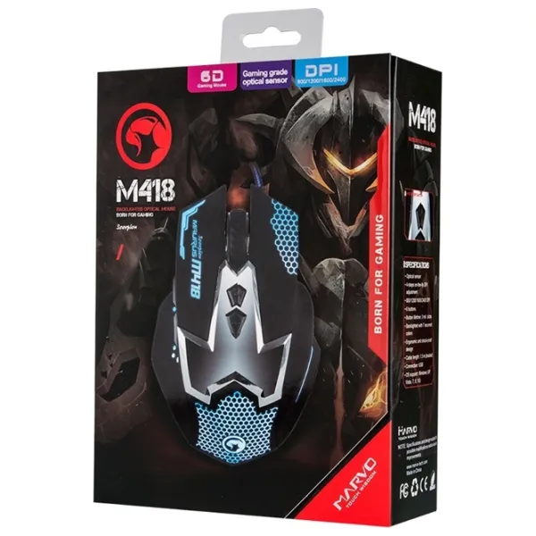 Mouse Marvo M418 USB/ Black photo 5