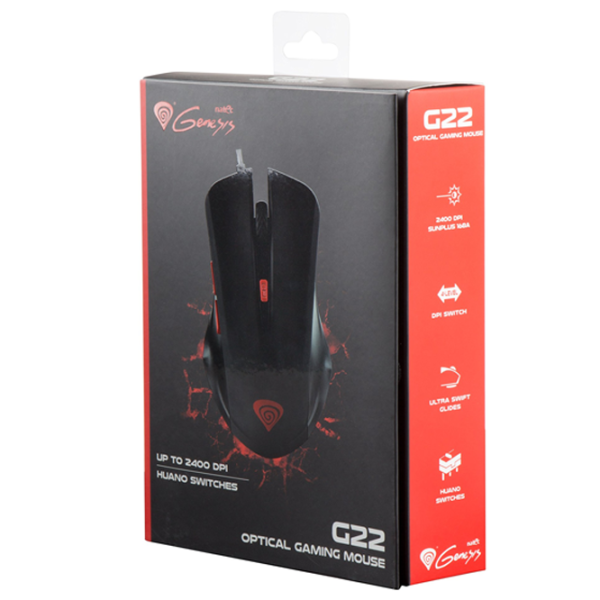 Mouse Genesis G22 USB/ Black photo 6