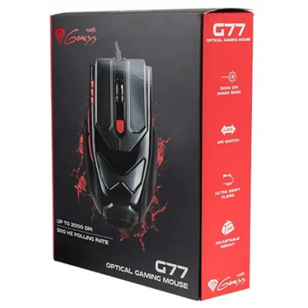 Mouse Genesis G77 USB/ Black photo 6